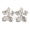 Tarnish Resistant 304 Stainless Steel Stud Earrings for Women EJEW-Z057-02P-1