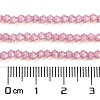 Baking Paint Transparent Glass Beads Strands DGLA-F029-J2mm-04-5