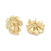 Brass Stud Earring Findings KK-Z099-05G-04-2