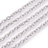 Tarnish Resistant 304 Stainless Steel Cable Chains CHS-L017-09B-1