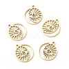 201 Stainless Steel Pendants STAS-G258-09G-1