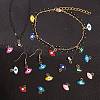 20Pcs 10 Colors Brass Enamel Charms KK-SZ0004-06-4