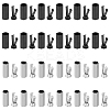 40Pcs 2 Colors Alloy Aglets for Shoelaces FIND-DC0004-99-1
