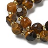 Natural Tiger Eye Beads Strands G-K387-A04-01-3