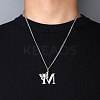 201 Stainless Steel Necklaces NJEW-Q336-01P-P-3