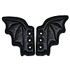 Bat Wing Cloth Shoe Lace Charm DIY-WH0308-467D-1