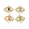 Ion Plating(IP) 304 Stainless Steel Enamel Charms STAS-G351-07G-1