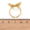 Brass Open Cuff Rings for Women LS-RJEW-G341-04G-02-5