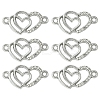 10Pcs Alloy Crystal Rhinestone Links/Connectors ALRI-FS0001-02P-1