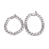 Tarnish Resistant 304 Stainless Steel Curb Chains Bracelets BJEW-JB06273-1