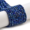 Natural Lapis Lazuli Dyed Beads Strands G-G140-B04-04-1