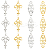 16Pcs 4 Styles 201 Stainless Steel Links STAS-YW0003-51-1