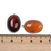Natural Red Agate Pendants STAS-F322-15P-02-3