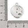 UV Plating Alloy Crystal Rhinestone Pendants RB-CBAD37D-06P-3