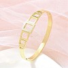 Ion Plating(IP) 304 Stainless Steel Hinged Bangles for Women BJEW-A011-17G-1