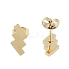 PVD Vacuum Plating 304 Stainless Steel Stud Earrings for Women EJEW-A048-03G-2