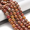 Dyed Natural Regalite/Imperial Jasper/Sea Sediment Jasper Beads Strands G-B124-C01-16-2