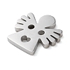 Non-Tarnish 304 Stainless Steel Laser Cut Cabochons STAS-N104-10P-2