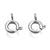 Tarnish Resistant 304 Stainless Steel Spring Ring Clasps STAS-S117-016B-2