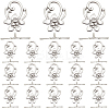 40Pcs Tibetan Style Alloy Toggle Clasps FIND-SP0001-57-1