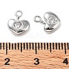 Rack Plating Brass Micro Pave Cubic Zirconia Pendants KK-K333-77P-3