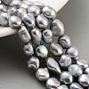 Dyed Natural Cultured Freshwater Pearl Beads Strands PEAR-P062-30C-1
