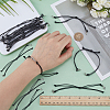 16Pcs Waxed Cotton Cord Braided Adjustable Bracelet Makings AJEW-FG0004-71A-3