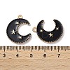 Alloy Enamel Pendants ENAM-O001-11I-G-3
