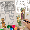1Pc Angel Theme Bookmark Carbon Steel Cutting Dies Stencils DIY-GL0003-213-3