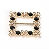Square Alloy Buckles JEWB-WH0014-10A-1
