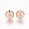 Ion Plating(IP) 304 Stainless Steel Textured Beads STAS-F217-10RG-2
