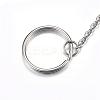 Tarnish Resistant 304 Stainless Steel Split Key Rings STAS-G085-06-2