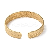 304 Stainless Steel Open Cuff Bangle for Women BJEW-Q770-01G-3