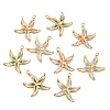 304 Stainless Steel Enamel Pendants Ion Plating(IP) STAS-P424-09G-1