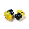 Handmade Lampwork Bumpy Beads Strands LAMP-U001-01B-1-3