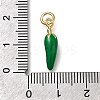 Brass Enamel Pendants LS-KK-S515-023B-G-3