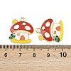 Thanksgiving Theme Alloy Enamel Pendants FIND-I065-04C-G-3
