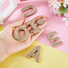 5Pcs 5 Styles Handmade Polymer Clay Rhinestone Big Pendants FIND-BT0001-39A-6