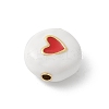Brass Enamel Beads KK-P294-52G-02-2
