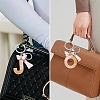 Resin & Acrylic & Faux Suede Tassel Keychain KEYC-YW00123-01-6