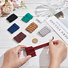 8Pcs 8 Colors 1M Polyester Ruffled Elastic Lace Trim OCOR-NB0001-93B-3