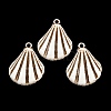 Spray Painted Opaque Acrylic Pendants ACRP-F003-03G-1