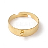 304 Stainless Steel Open Cuff Rings Findings STAS-K278-02G-2