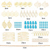 SUNNYCLUE 143 Pieces DIY Tree of Life Themed Earrings Making Kits DIY-SC0015-93-2