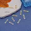12Pcs 4 Style Brass Moon Phase Bar Links & Charms KK-SZ0005-45-2