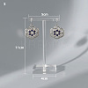 T Shaped Acrylic Earring Display Stand CON-PW0001-146C-02B-1