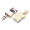 Alloy Enamel Pendants FIND-Q102-12B-2