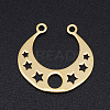 201 Stainless Steel Laser Cut Pendants STAS-S105-T914-2-1
