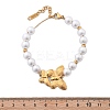 Ion Plating(IP) 304 Stainless Steel Link Bracelets for Women BJEW-P345-03G-5