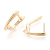 Brass Hoop Earring Findings KK-N267-23A-G-3